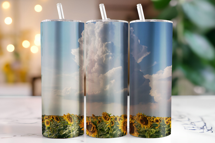 Sunflowers Tumbler Wrap | Sublimation | Tumblers