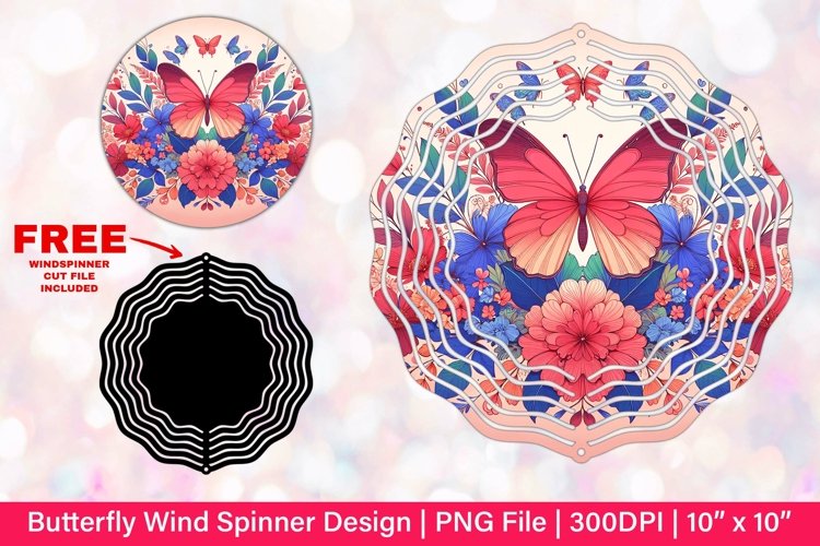Butterfly Sublimation Designs Image 3