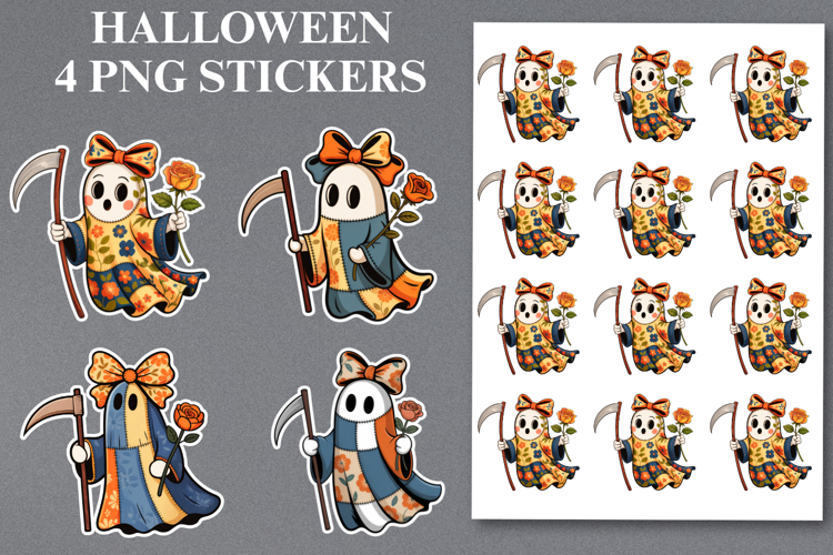 Halloween Boo Stickers Png | Printable example image 1