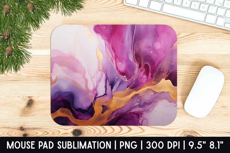 Marble Mouse Pad Sublimation Design | Mouse Pad Design