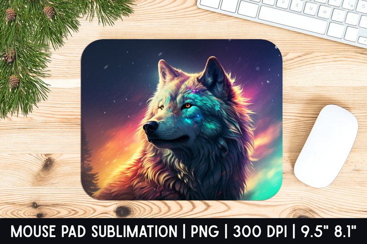 Fox Mouse Pad Sublimation Design | Mouse Pad Design