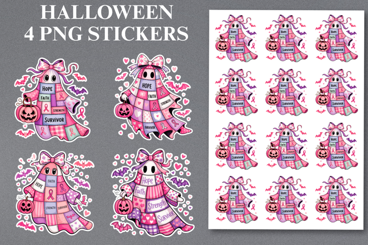 Halloween Boo Stickers Png | Printable example image 1