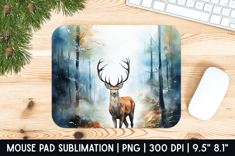 Deer Mouse Pad Sublimation Designs | Mouse Pad Designs