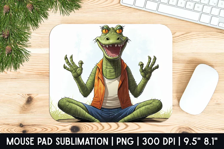 Frog Mouse Pad Sublimation Design | Mouse Pad Design