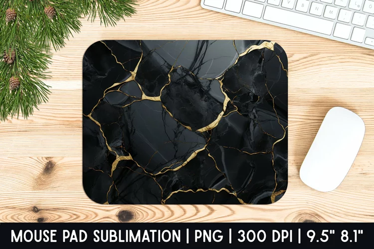 Marble Mouse Pad Sublimation Design | Mouse Pad Design