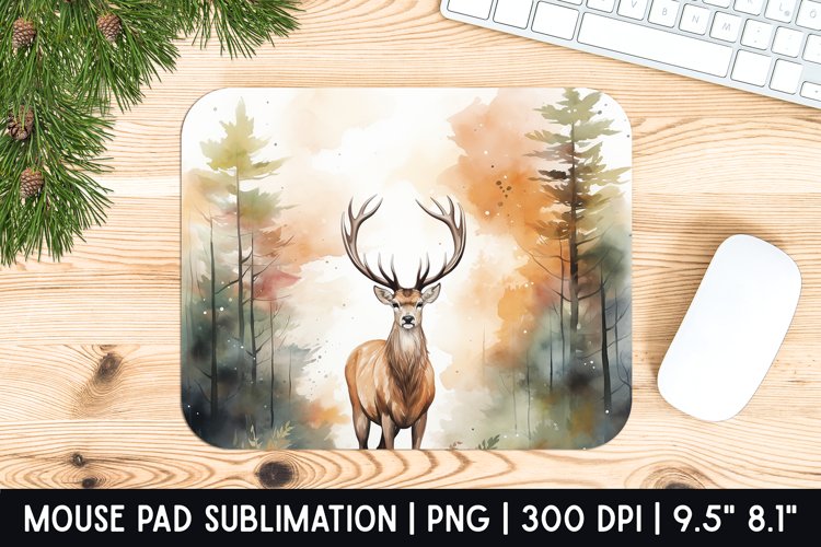 Deer Mouse Pad Sublimation Designs | Mouse Pad Designs