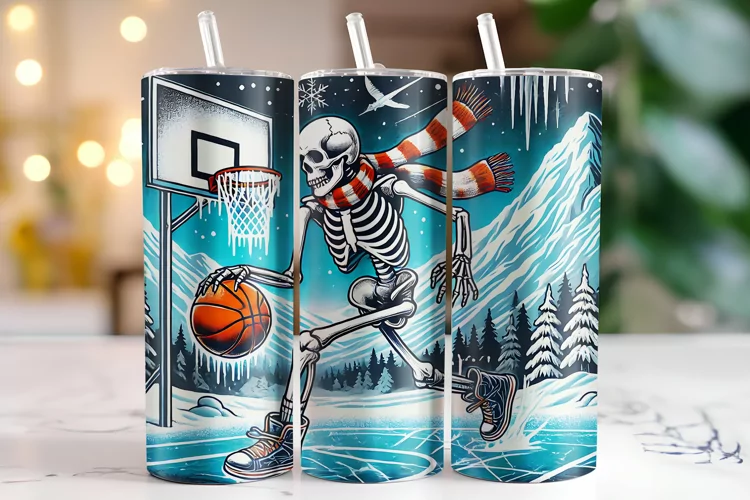 Basketball Tumbler Wrap | Sublimation | Tumblers