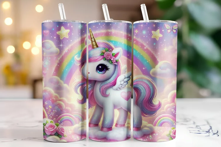 Unicorn Tumbler Wrap | Sublimation | Tumblers
