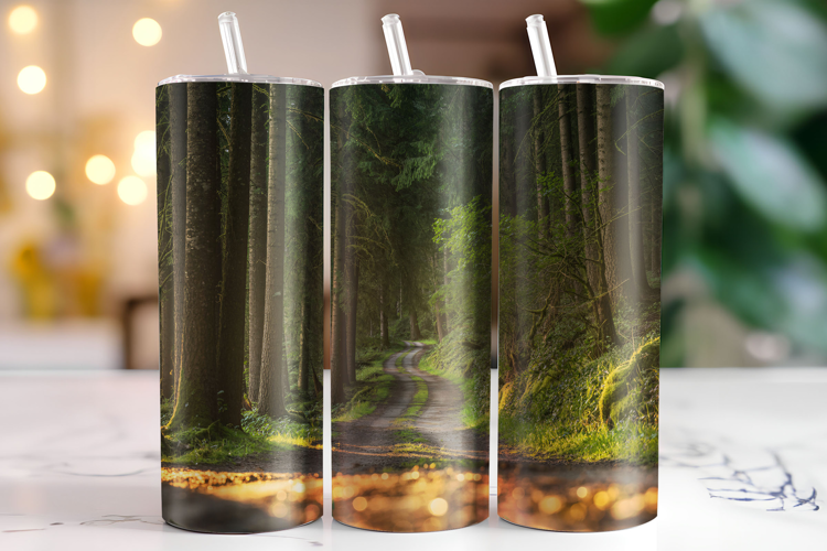 Forest Tumbler Wrap | Sublimation | Tumblers