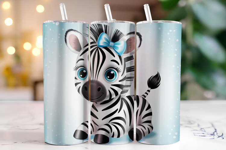 Zebra Tumbler Wrap | Sublimation | Tumblers