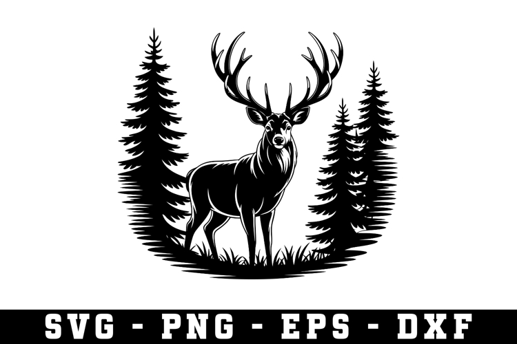 Deer Svg | Forest Svg | Svg Cut File