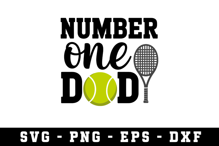 Number One DOD Svg |Tennis SVG Cut files | Cricut