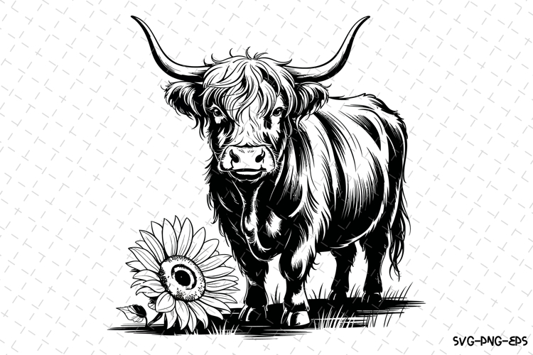 Highland Cow Svg Image 17