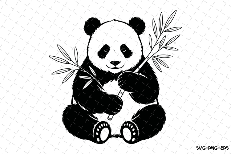 Panda Silhouette Image 17