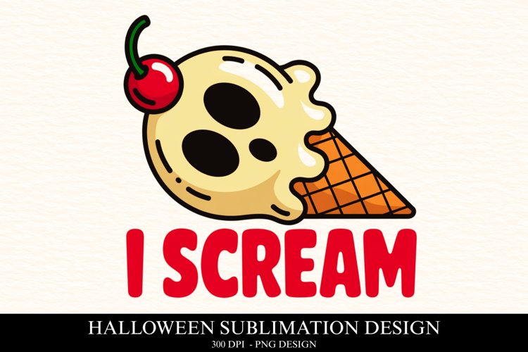 I screm Clipart PNG | Spooky Season Png