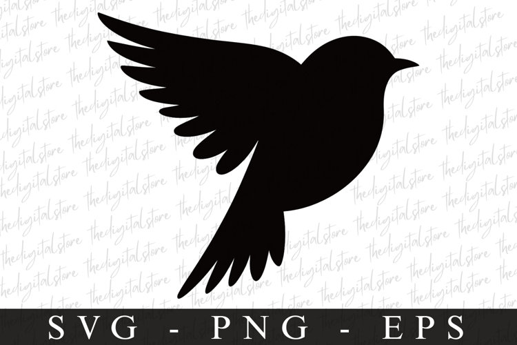Bird Silhouette Flying Image 14