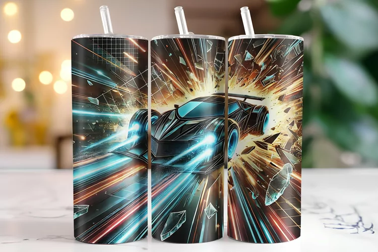 Car Tumbler Wrap | Sublimation | Tumblers