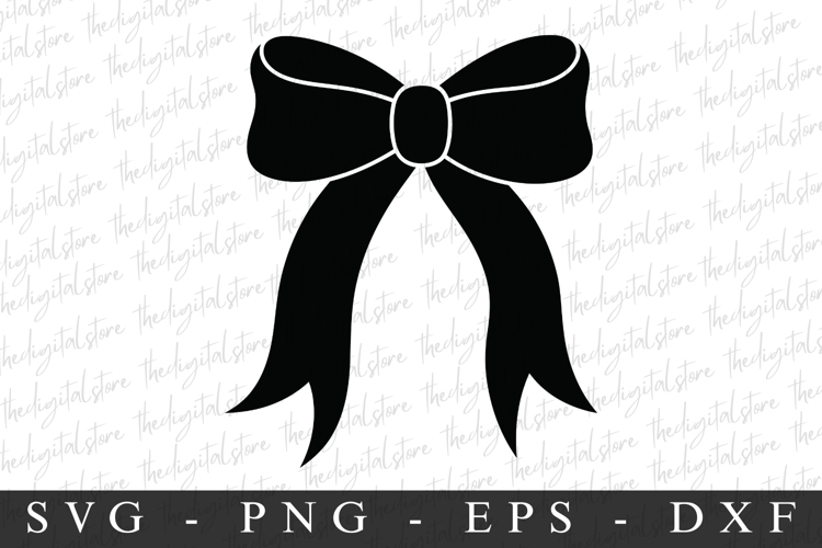 Black Bow Ribbon SVG | SVG Cut files | Cricut