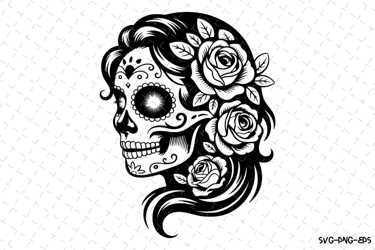Cute Skull Svg Image 11