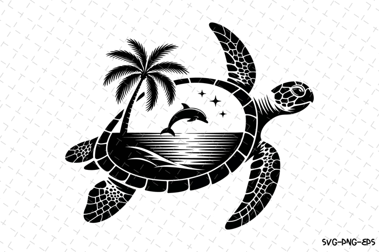 Turtle Silhouette Image 21