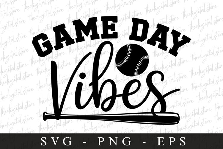 Baseball Vibes Svg Image 7