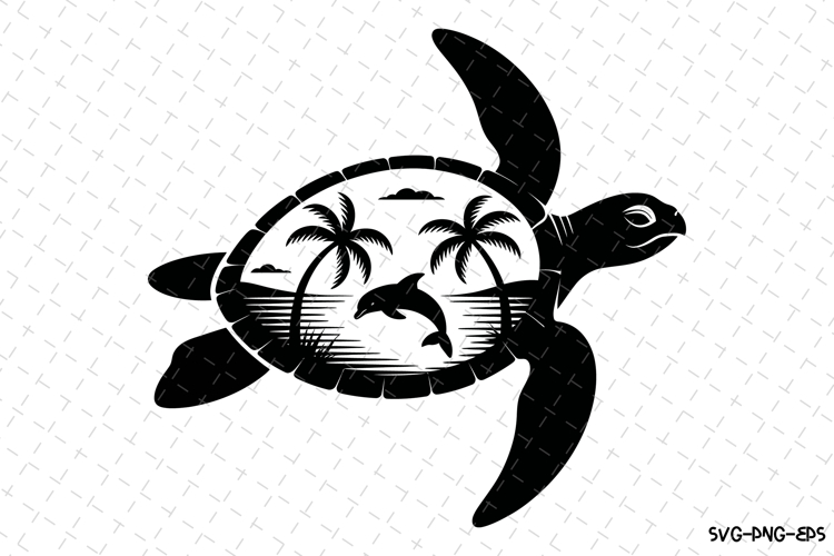 Turtle Silhouette Image 20