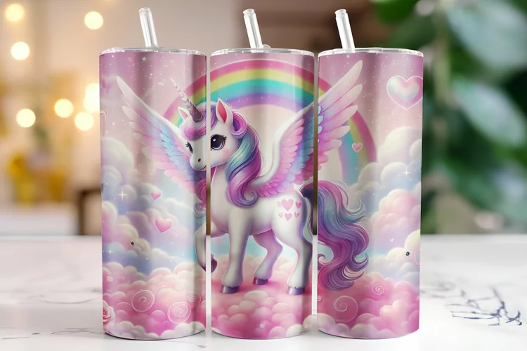 Unicorn Tumbler Wrap | Sublimation | Tumblers