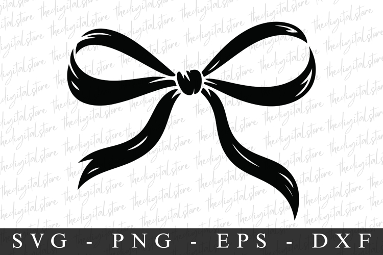 Black Bow Ribbon SVG | SVG Cut files | Cricut