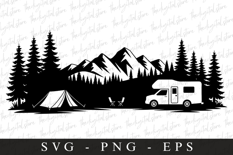Cricut Camping Svg