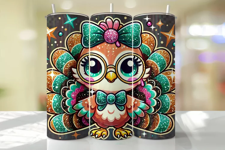 Owl Tumbler Wrap | Sublimation | Tumblers