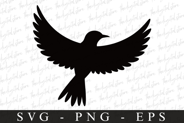 Bird Silhouette Flying Image 15