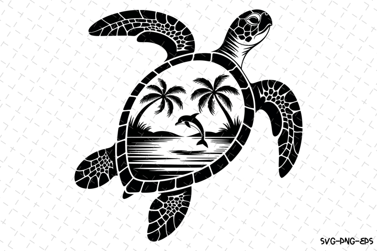 Turtle Svg Design | Svg Cut Files | Digital Download