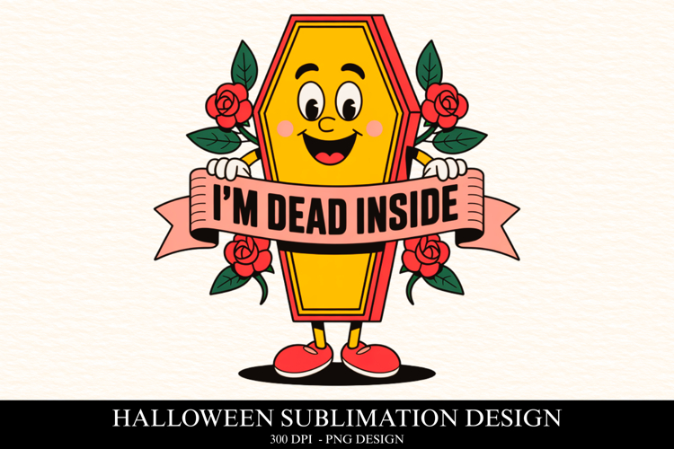 Im dead insid Clipart PNG | Spooky Season Png