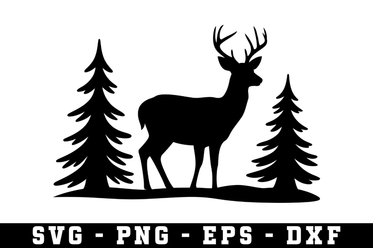 Deer Svg | Forest Svg | Svg Cut File