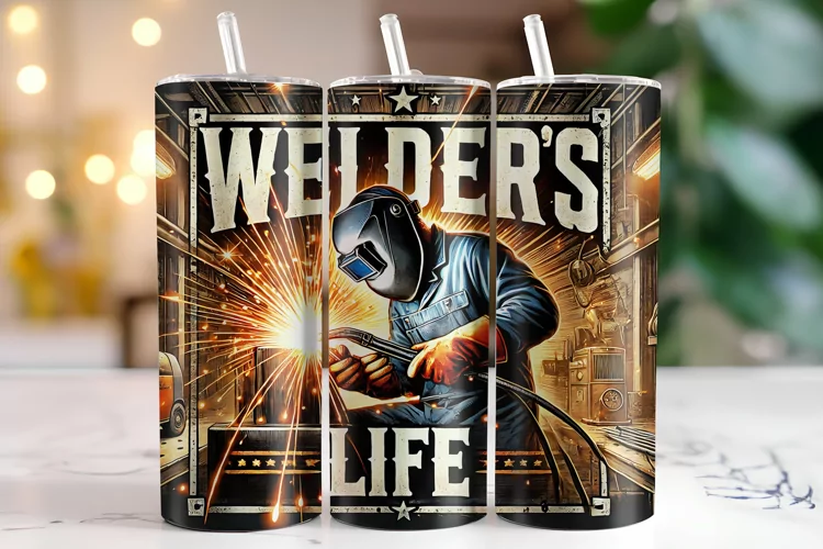 Welder's Life Tumbler Wrap | Sublimation | Tumblers