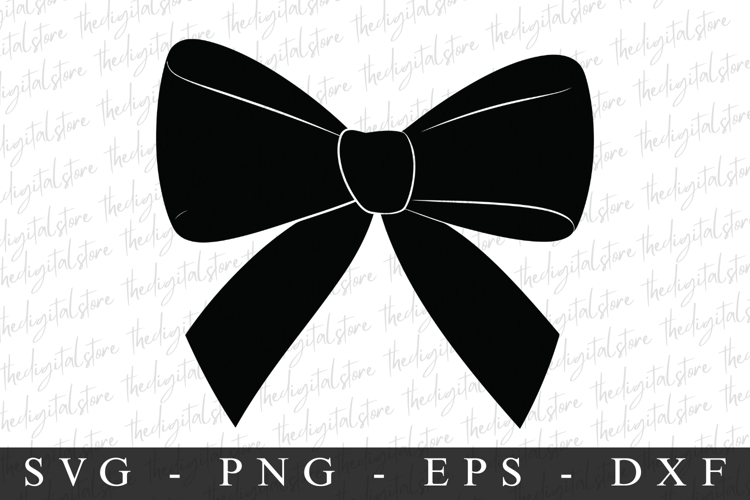 Black Bow Ribbon SVG | SVG Cut files | Cricut