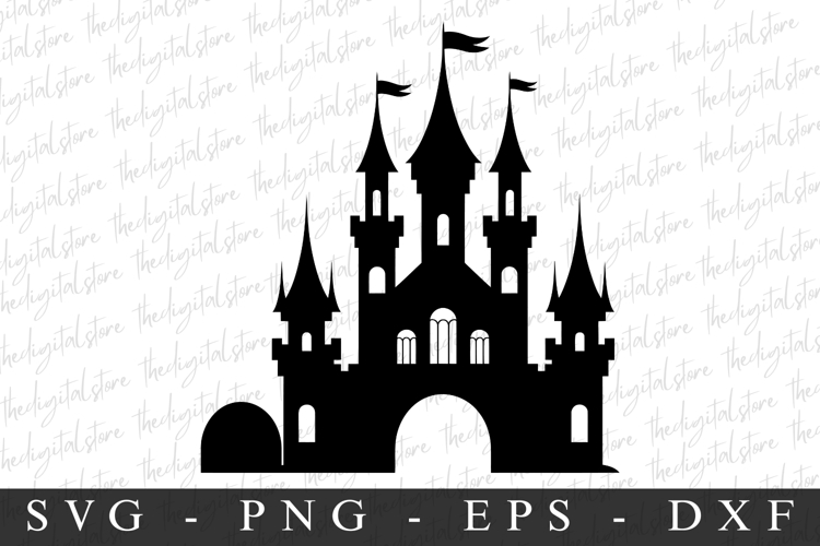 Castle Silhouette Image 11