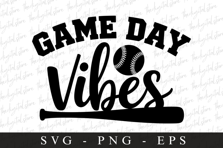 Baseball Vibes Svg Image 5