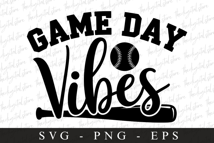 Baseball Vibes Svg Image 6