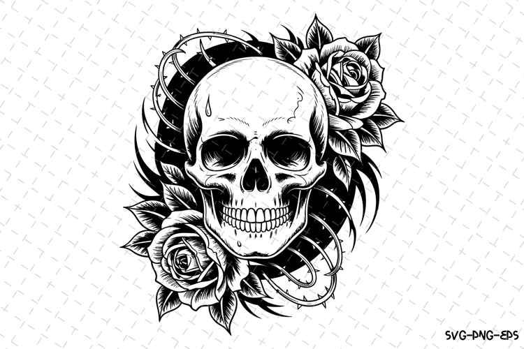 Cute Skull Svg Image 10