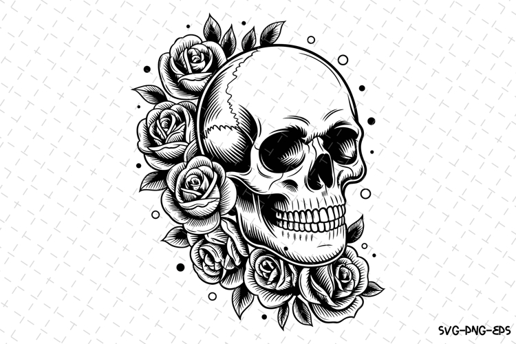 Cute Skull Svg Image 7