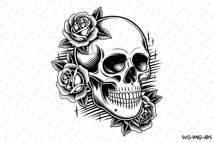 Cute Skull Svg Image 5