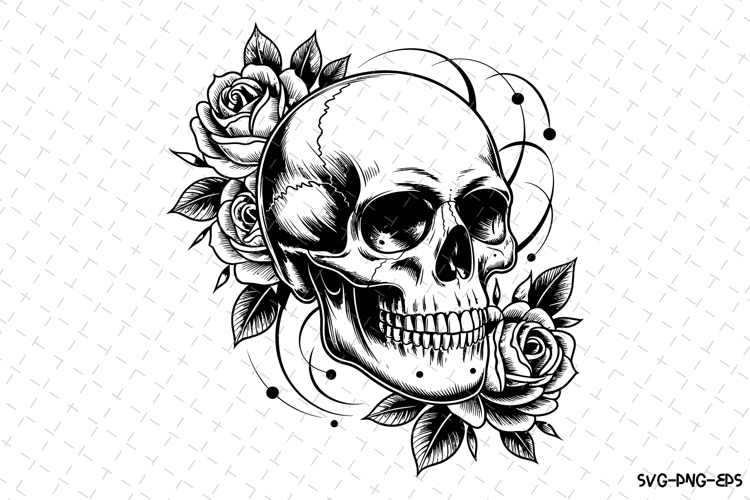 Cute Skull Svg Image 9