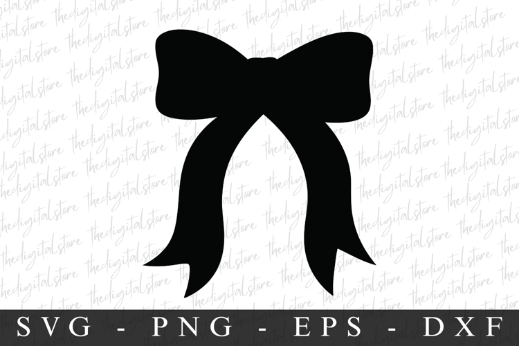 Black Bow Ribbon SVG | SVG Cut files | Cricut