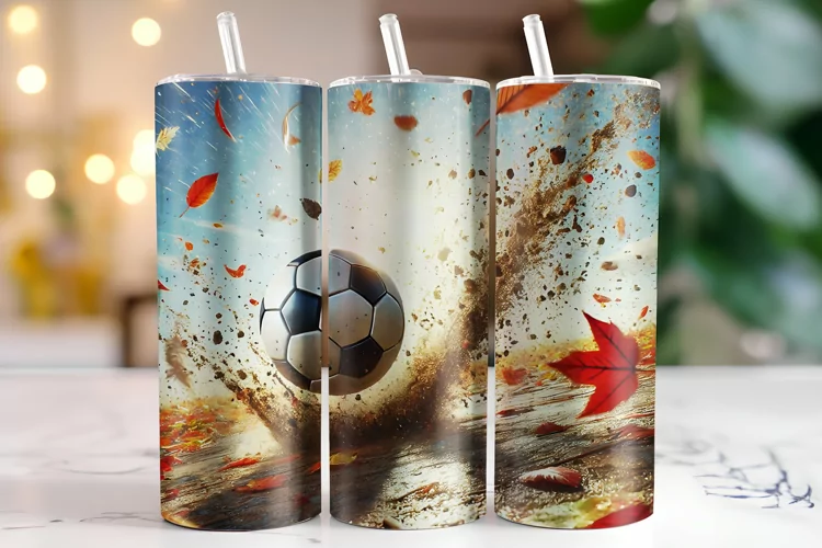 Football Tumbler Wrap | Sublimation | Tumblers