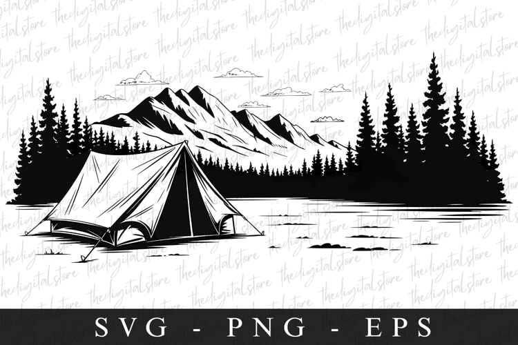 Campfire Svg | Camping Svg | Svg Cut Files