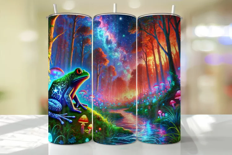 Frog Tumbler Wrap | Sublimation | Tumblers