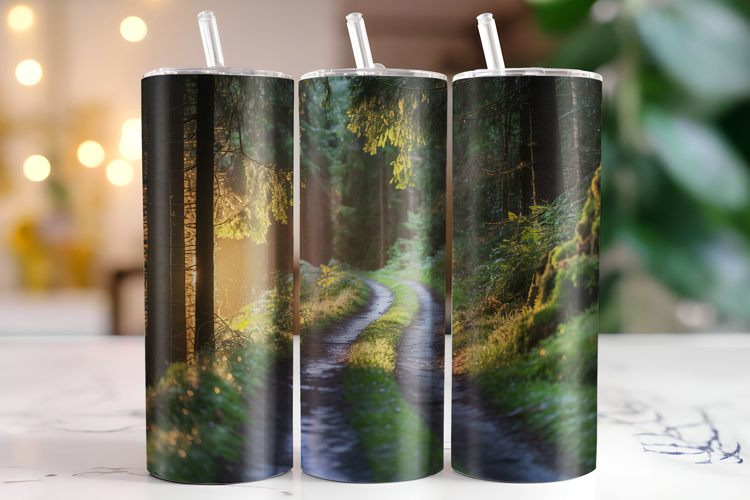 Forest Tumbler Wrap | Sublimation | Tumblers