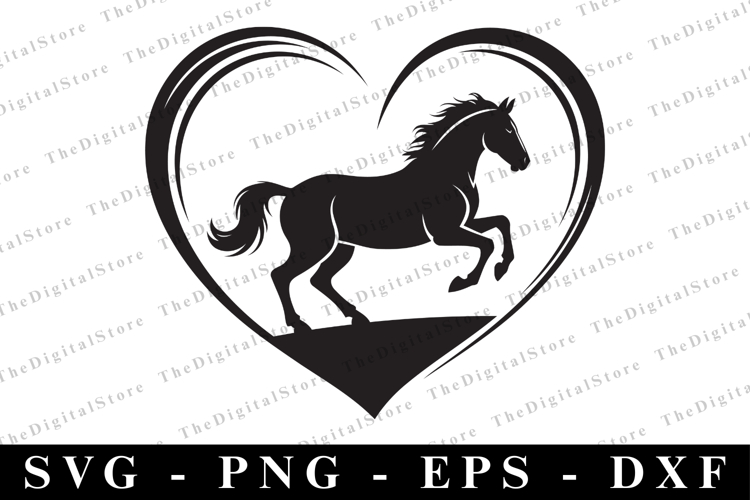 Horse Silhouette Image 17