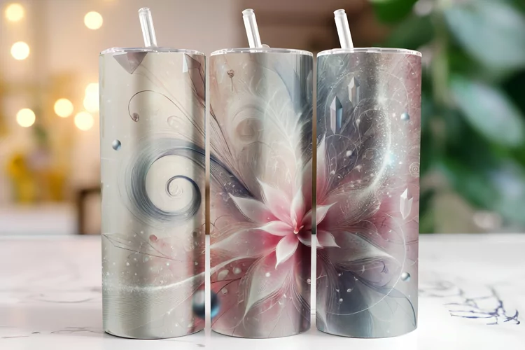 Flowers Tumbler Wrap | Sublimation | Tumblers